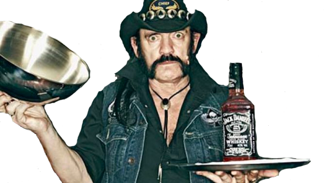 Lemmy avec jack (prise jack restez branché humour)