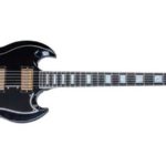 Iommi joue avec une SG Gibson Shop