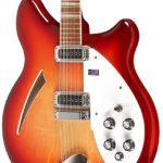 Greenwood joue avec une Rickenbacker 360 Fireglo